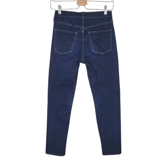 UNIQLO Dark Wash Skinny Cropped Jean Size 24 - Picture 9 of 9